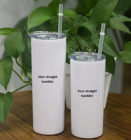 15oz BLANK Straight Tumbler