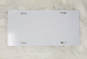 5 pc BLANK License Plate