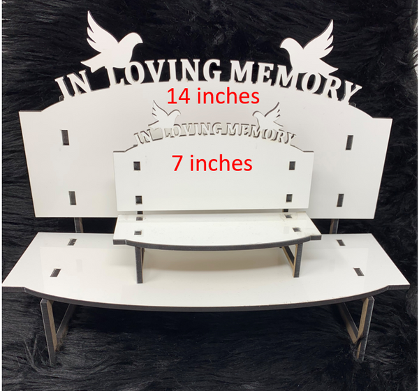 BLANK 14" In Loving Memory Bench