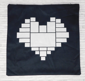 BLANK Heart Shaped Pillow Cover